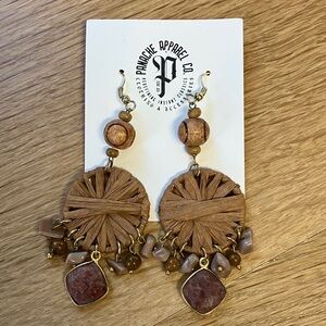 Natural Stone Boho Earrings